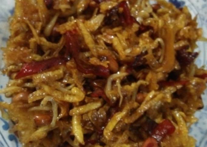 Bagaimana Menyiapkan Kering Kentang Teri Kacang Anti Gagal