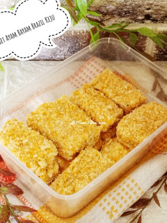 Foto resep Nuget Ayam Bayam Brazil Keju
