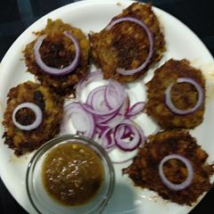 A picture of Kathal kabab.