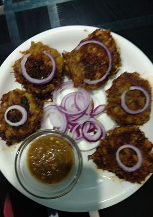 A picture of Kathal kabab.