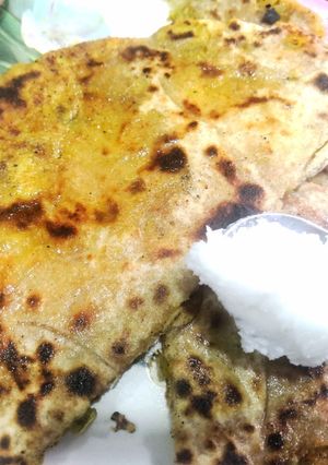 A picture of Aloo ka Parantha.