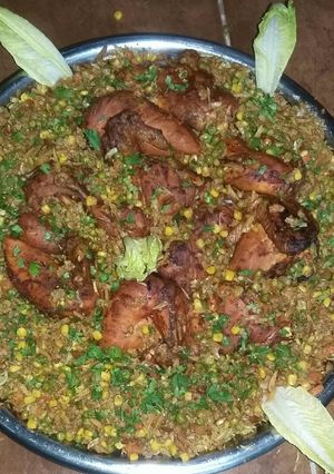 صورة لوصفة اوزي الدجاج 😍