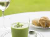 pea zucchini soup