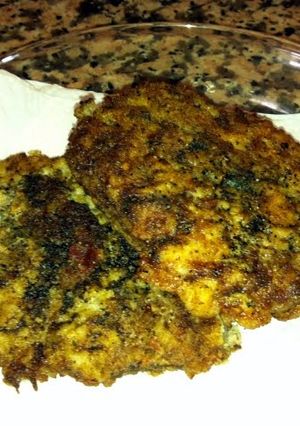 A picture of Bacon fried steak.