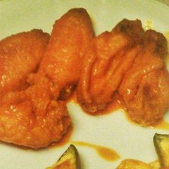 A picture of Hot wings. Simple and delicious..