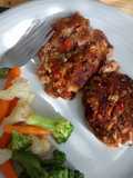 Bean and zucchini cutlets
