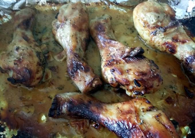 Step-by-Step Guide to Prepare Perfect Honey and mustard chicken drumsticks