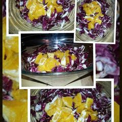 A picture of AMIEs ORANGE & RADICCHIO Salad.