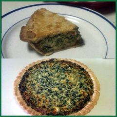 A picture of Italian Spinach Pie(double crust or topless).
