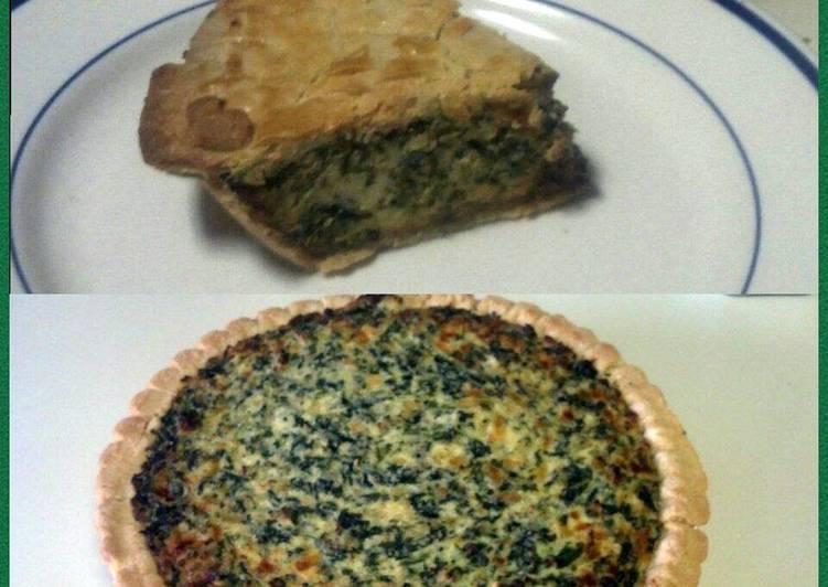 Italian Spinach Pie
(double crust or topless)