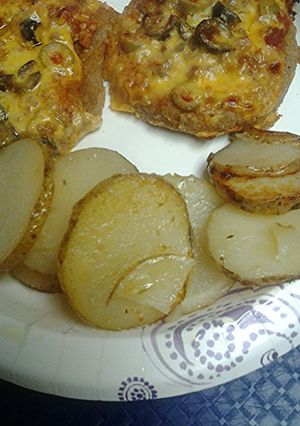 A picture of Potatoes in butter.