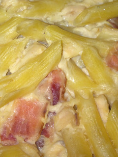 A picture of Chicken Bacon Ranch Pasta.