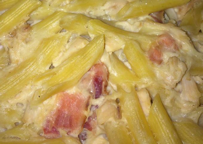 Simple Way to Make Any-night-of-the-week Chicken Bacon Ranch Pasta