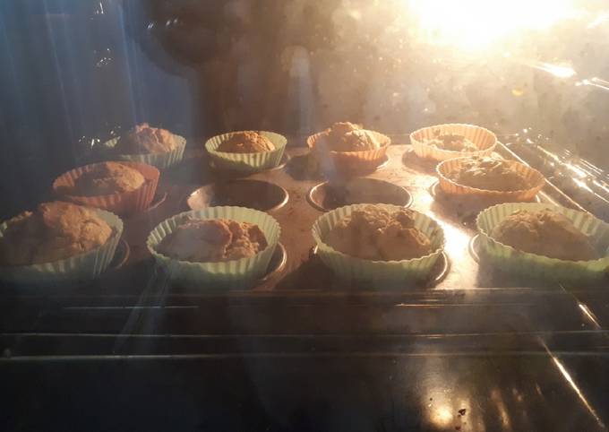 Oat Muffins (double batch)