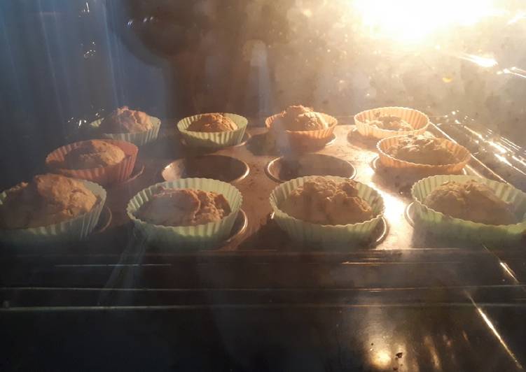 Easiest Way to Make Quick Oat Muffins (double batch)