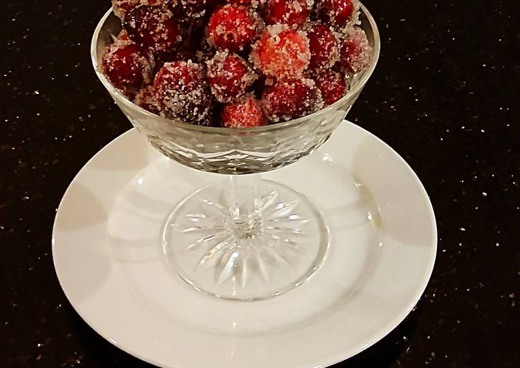 Recipe of Perfect Candied Fresh Cranberries