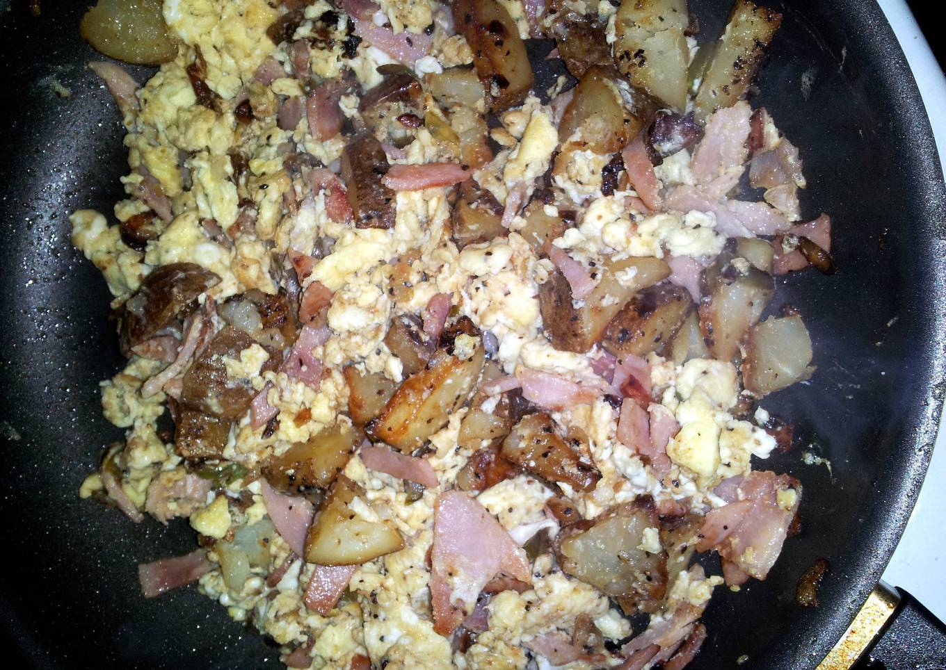 Potato Ham Scramble