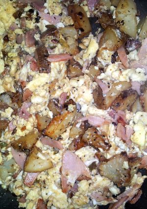 A picture of Potato Ham Scramble.