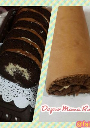 Foto resep Swissroll Brownies with filling mocca butter icecream