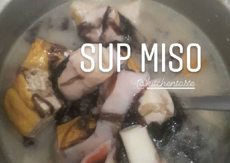 Resep Sup Miso Miko Chan ala Kitchentaste yang Bikin Ngiler