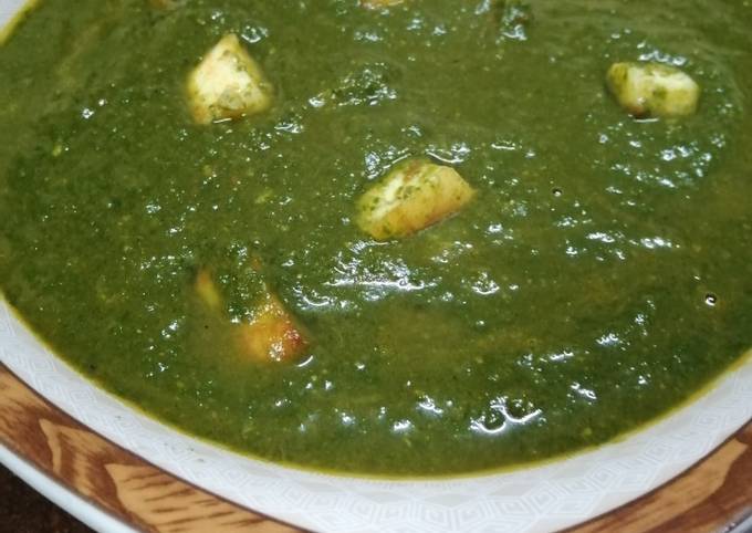 Step-by-Step Guide to Make Speedy Palak paneer(spinach with cottage cheese) curry#foodphotography