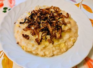 Foto di Risotto con porri e taleggio