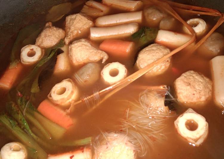 aturan menggodok Tom yum apa adanya yang puas