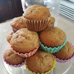 A picture of Banana nut muffin.
