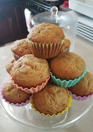 A picture of Banana nut muffin.