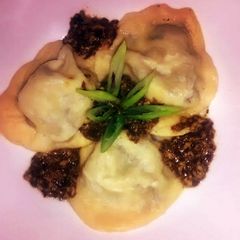 Mixed Mushroom and Provolone Ravioli A picture of Mixed Mushroom and Provolone Ravioli.
