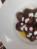 Cocoa Ravioli Stuffed with Delica Squash