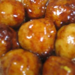 A picture of Easy Meatballs in Sweet and Sour Sauce.