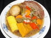 Una foto de sopa de cordero