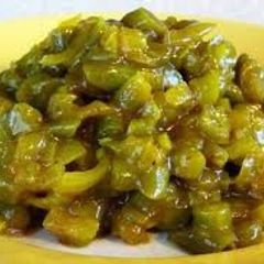 A picture of Canned / Pickled Curry Green beans.