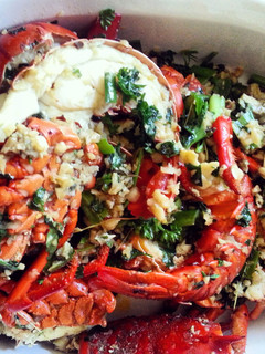 A picture of Garlic Herb Lobster.
