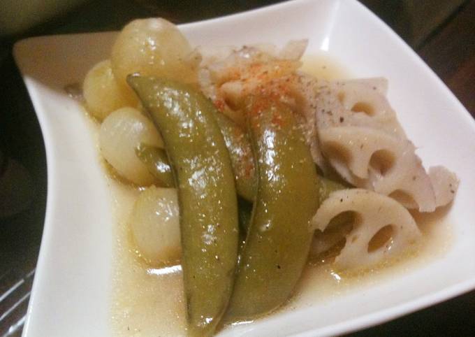 Moist Asian-Style Simmered Dish Made with Chicken Broth Recipe