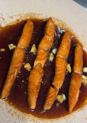 Foto resep Salmon teriyaki
