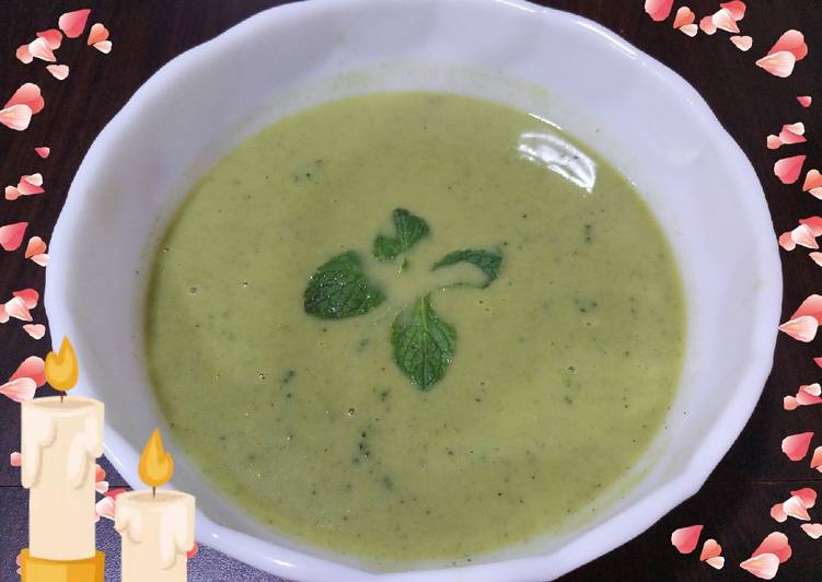 Simple Way to Make Homemade Broccoli soup