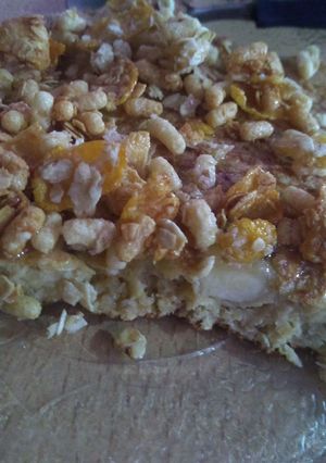 Una foto de Panqueque proteico de avena y banana