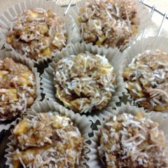 A picture of Mango Coconut Muffins.