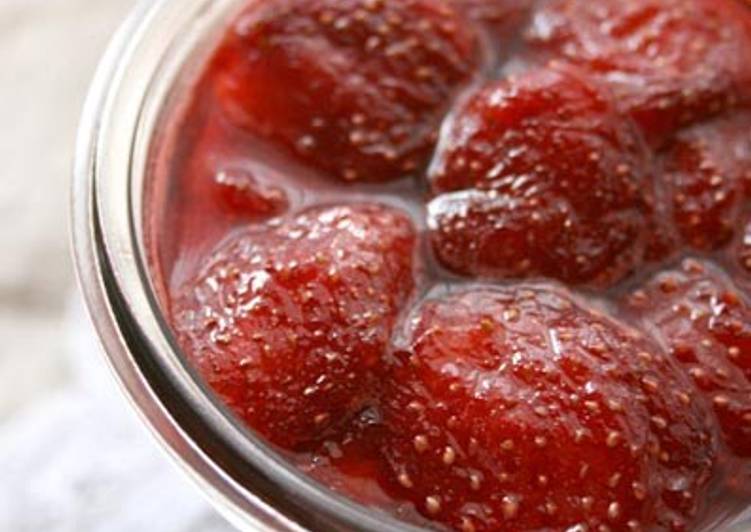 Easy Jam with Strawberry Preserves