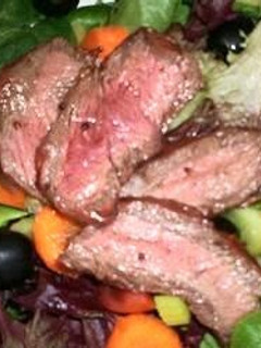 A picture of Marinated steak flank.