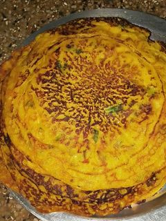 લેફ્ટઓવર ખીચડી અને મલ્ટી ગ્રેઇન લોટ ના પુડલા રેસીપી મુખ્ય ફોટો