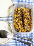 Multi-Purpose Salted Corn Soboro with Koya Dofu