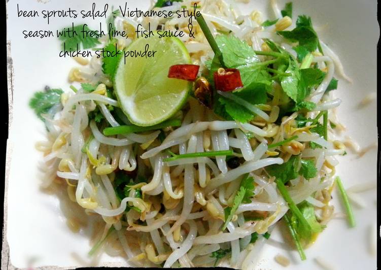 Simple Way to Make Ultimate bean sprouts salad ~ Vietnamese style