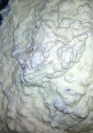 A picture of My famous crock pot mashed potatoes.