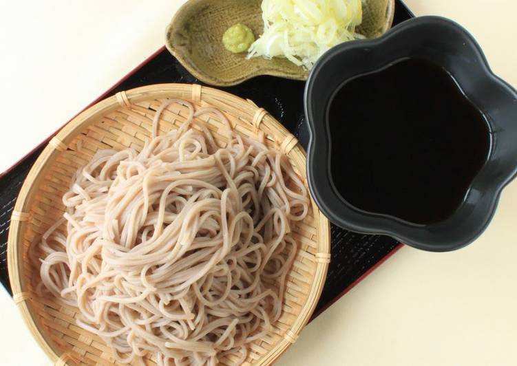 Cool Soba Noodles With Homemade Dipping Sauce