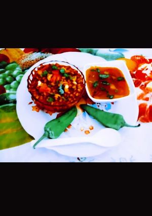 A picture of Healthy tasty energetic mung bean masala sabji.