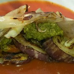 A picture of Sig's Aubergine (Eggplant) Treat.