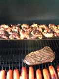 Marinated bacon wrapped Shrimp